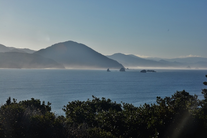 view of the coast looking south